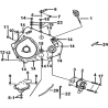 7 - CACHE CARTER MOTEUR GAUCHE 2 TGB BLADE 600 LTX Type FTH-JDLE