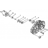 6 - CACHE CARTER MOTEUR GAUCHE 1 TGB BLADE 600 LTX Type FTH-JDLE