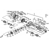 16 - ENSEMBLE DIFFERENTIEL ARRIERE TGB BLADE 600 LTX Type FTH-JDLE