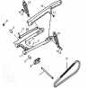 17 - BRAS OSCILLANT / SUSPENSION ARRIERE MOTO MASAI SCRAMBLER 50