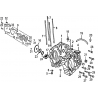 8 - CARTER MOTEUR & POMPE A HUILE MOTO MASAI SCRAMBLER 50