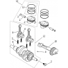 6 - ENSEMBLE VILEBREQUIN / PISTON SEGWAY FUGLEMAN UT10