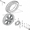 34 - ROUE AVANT MOTO MASAI RAZER 50